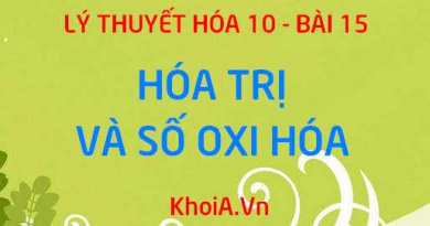 Quy tắc tính số oxi hóa, hóa trị của một nguyên tố trong hợp chất ion và hợp chất cộng hóa trị - Hóa 10 bài 15
